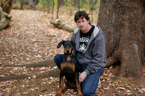 A man and his dog :) (Prospect Park, Shrewsbury, MA)